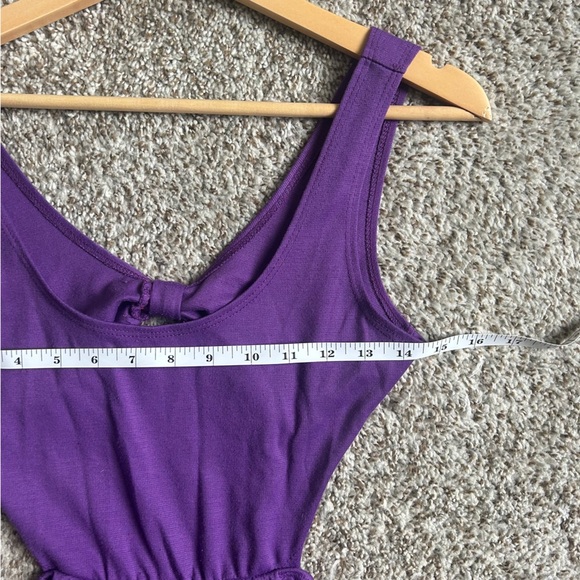 🦋 Pins & Needles Purple High Low Dress Cut Out Back Urban Outfitters Casual XS - Picture 5 of 6